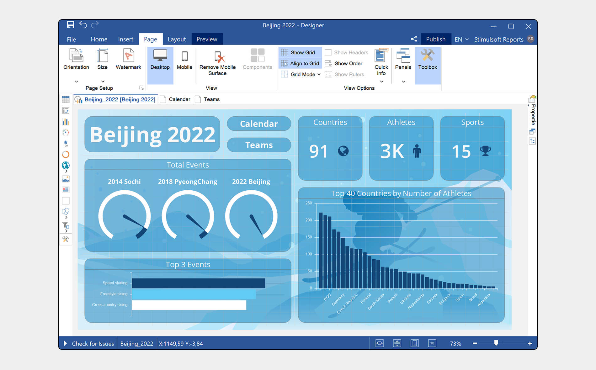 Mobiler Modus der Bearbeitung vom Dashboard