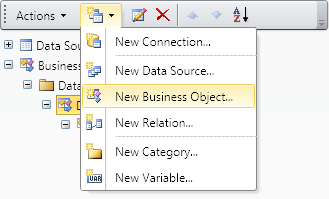 A new method of working with business objects
